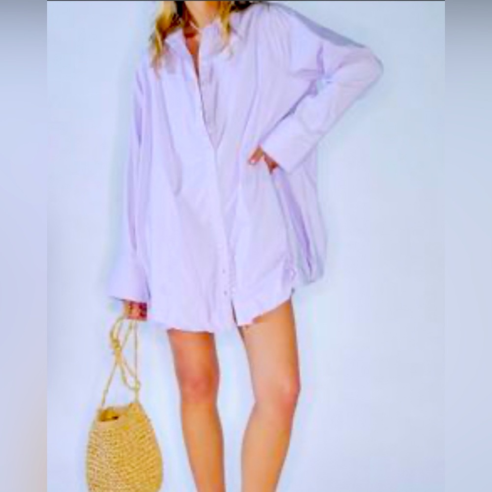 Free People
Women's Blue Nova Shirtdress